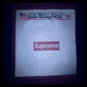 NEW YORK POST X SUPREME Edition Aug 2018